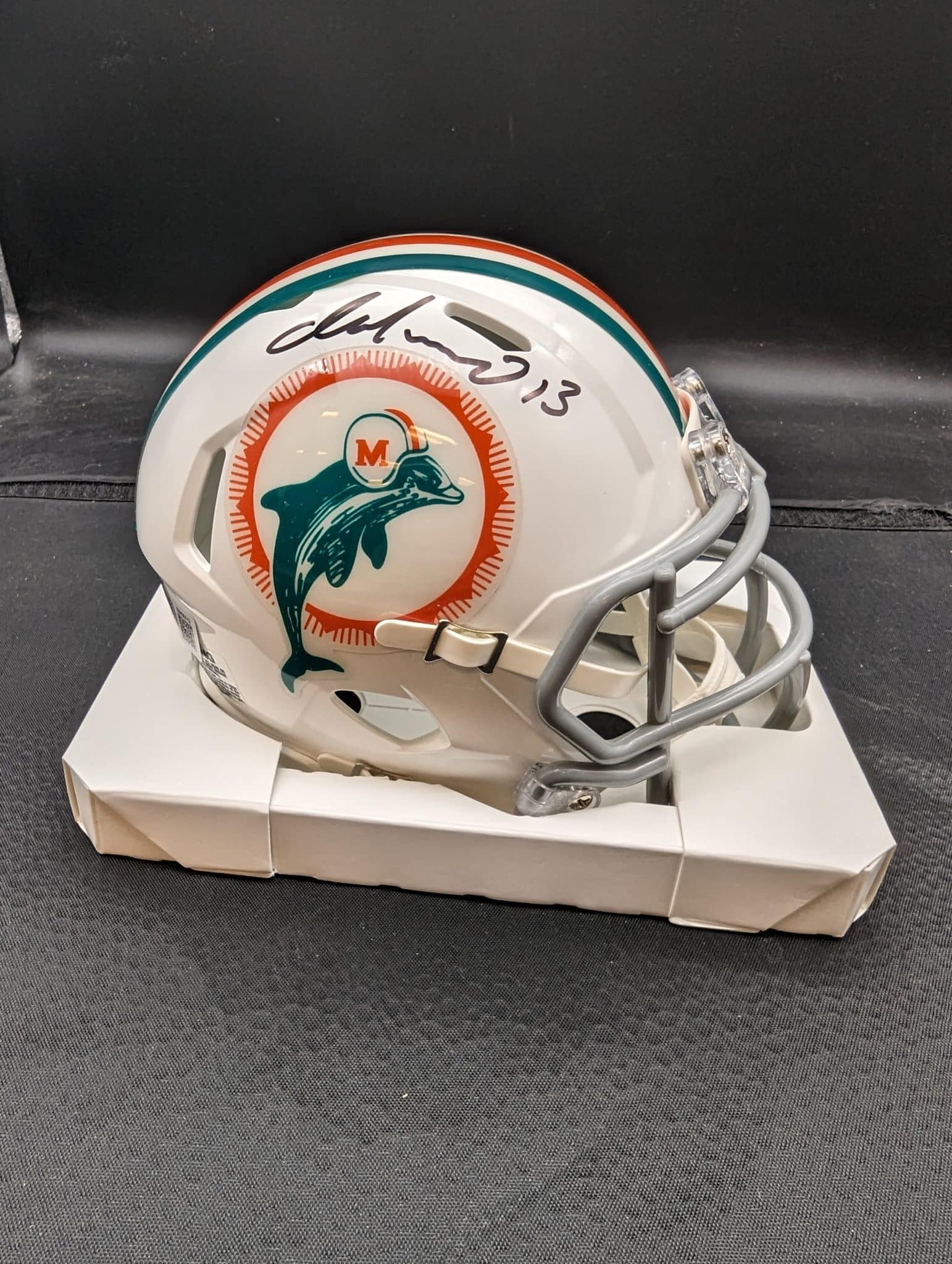 Dan Marino Throwback Mini Helmet - Fire Factory