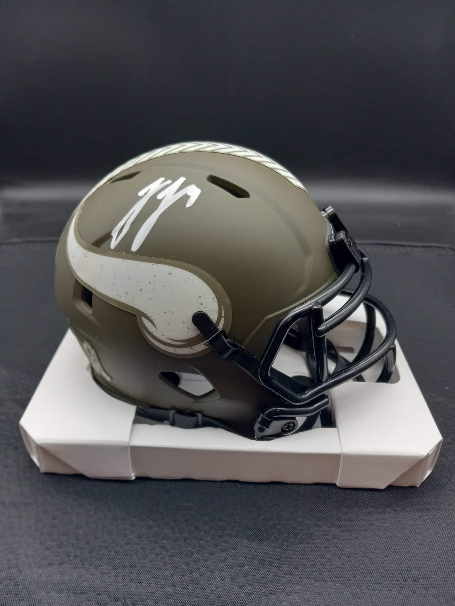 JJ McCarthy Mini STS Helmet - Fire Factory