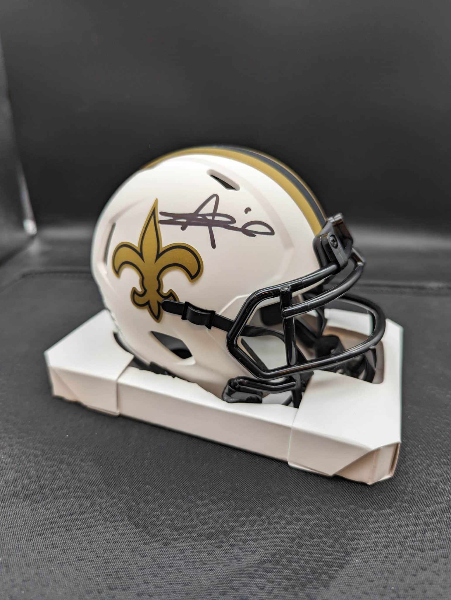 Alvin Kamara Lunar Eclipse Mini Helmet - Fire Factory