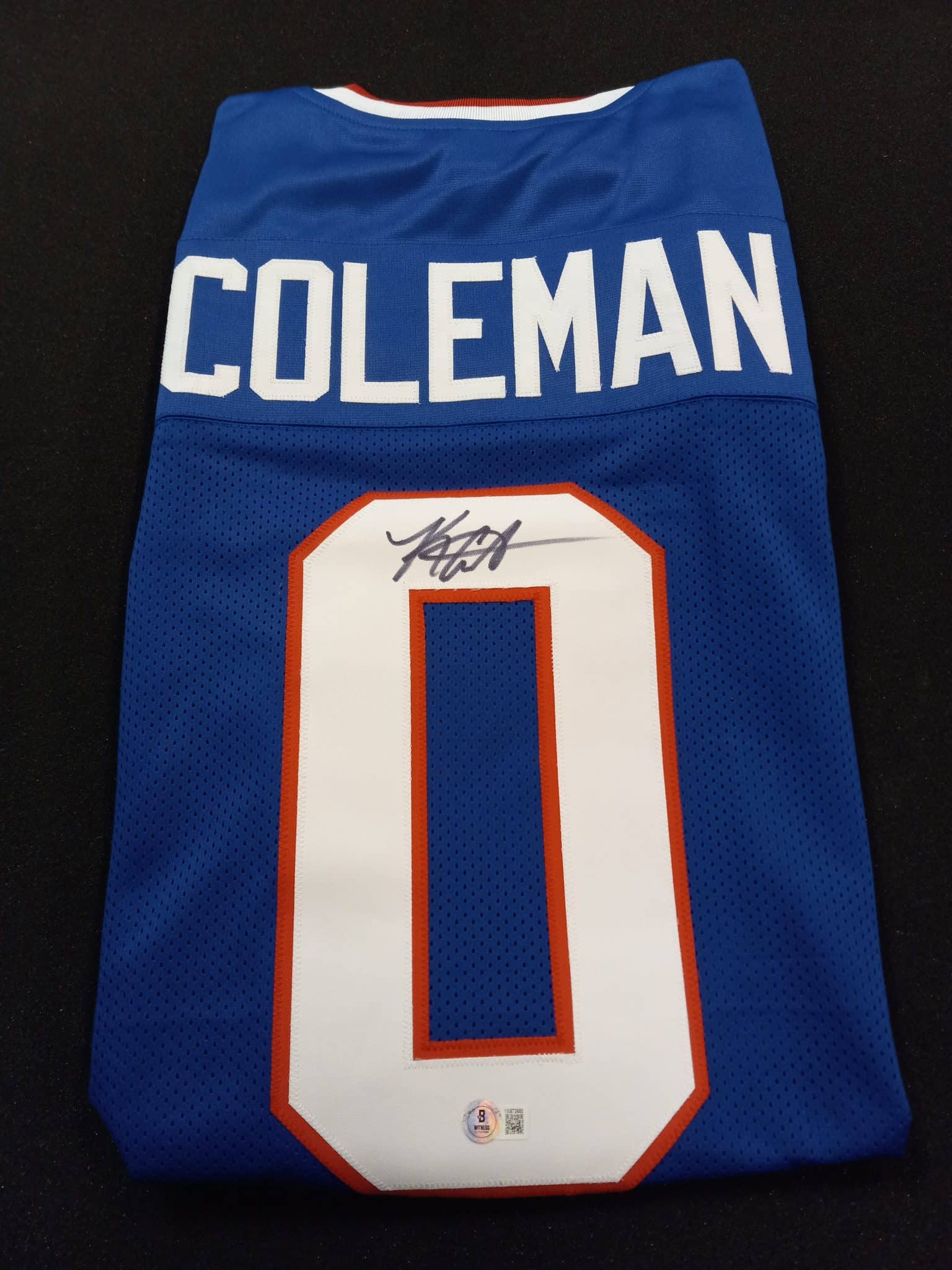 Keon Coleman Custom Signed Jersey - Fire Factory