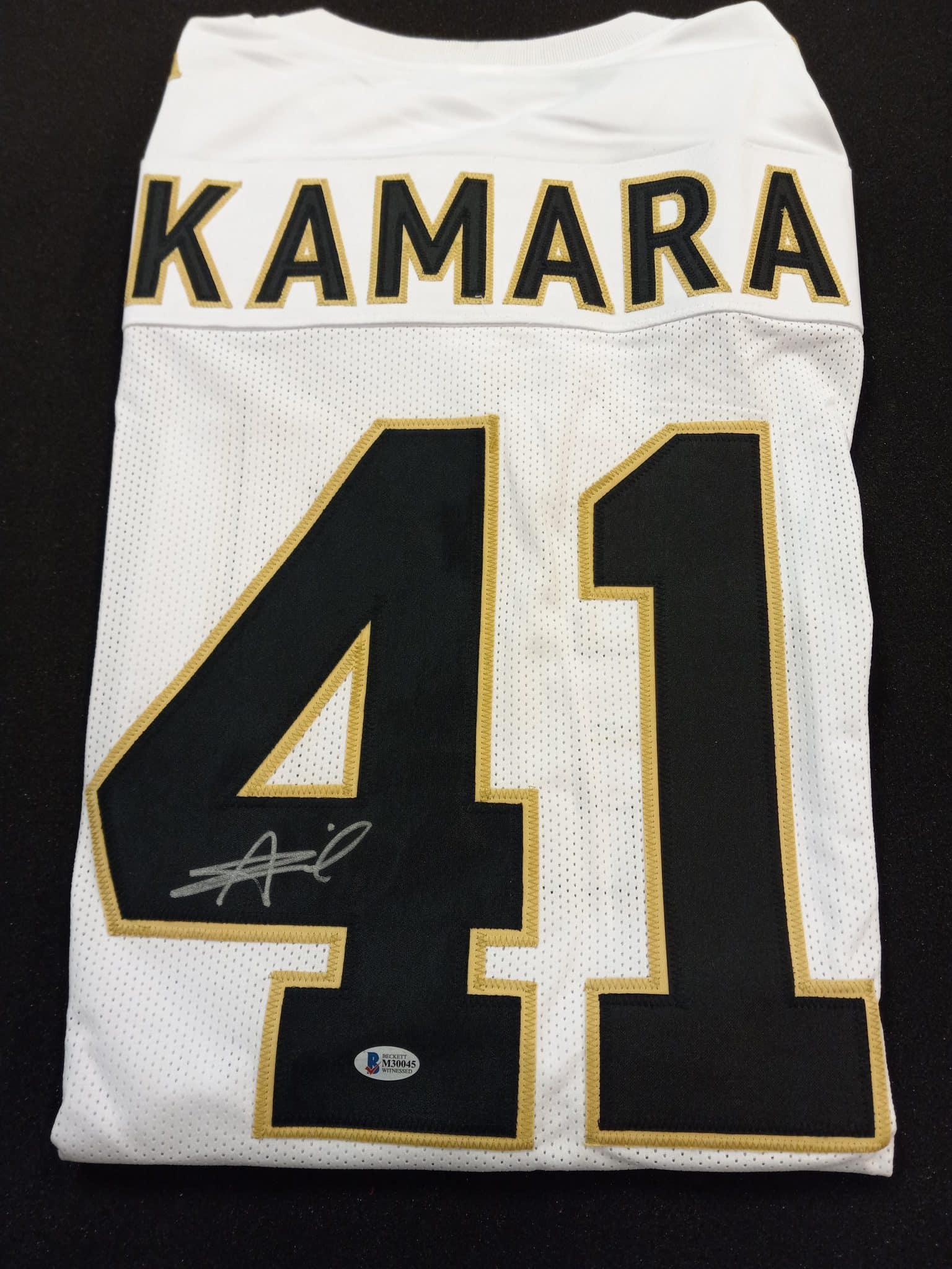 Alvin Kamara Custom Signed Jersey - Fire Factory